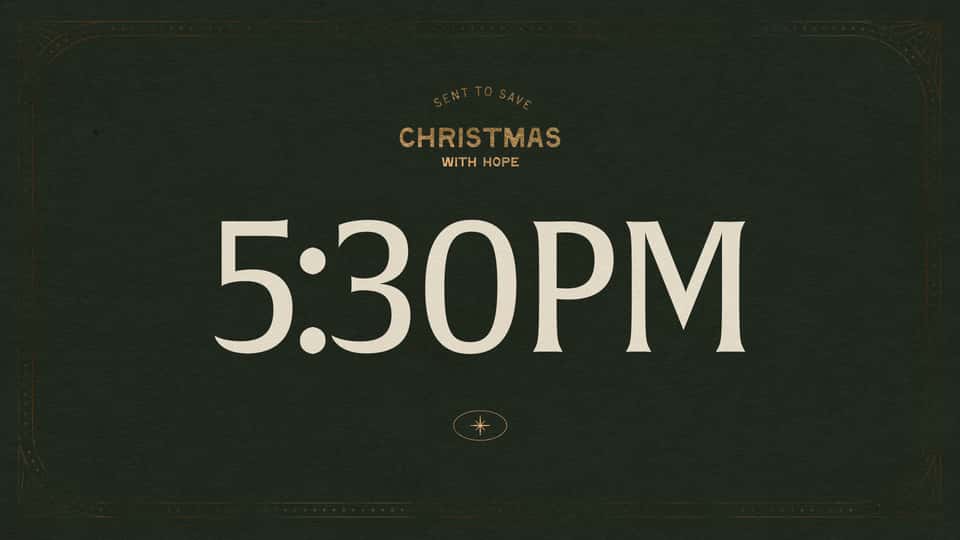 5:30PM Christmas Eve Service