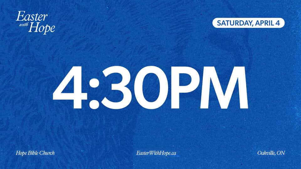 4:30PM Easter Service