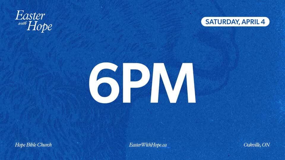 6:00PM Easter Service